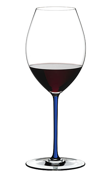 Riedel Fatto A Mano, Old World Syrah Wine Glass, Blue