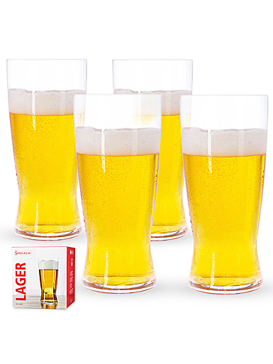 Spiegelau Beer Classics 19.75 oz Lager Glass Set of 4