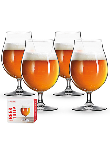 Spiegelau Beer Classics 15.5 oz Beer Tulip Glass Set of 4