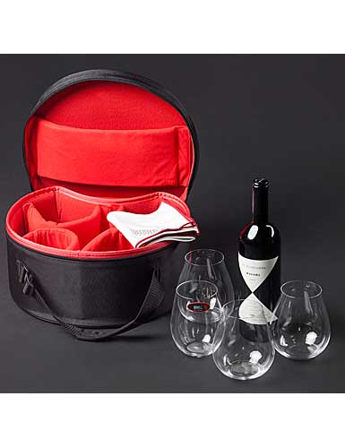 Riedel O Stemless, BYO Bag Cabernet Wine Glasses, Set With 4 Big O Tumblers