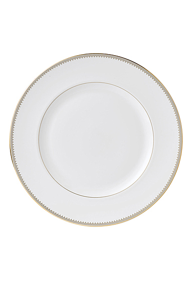Vera Wang Wedgwood Golden Grosgrain Dinner Plate, Single