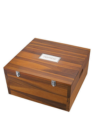 Nambe Wood Nativity Storage Box