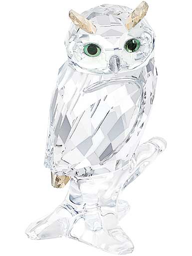 Swarovski Crystal, Owl on Branch