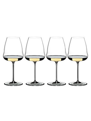 Riedel Winewings Sauvignon Blanc Wine Glasses Gift Set, 3+1 Free