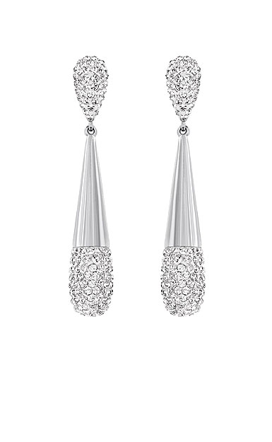 Swarovski Cypress Rhodium Pierced Earrings