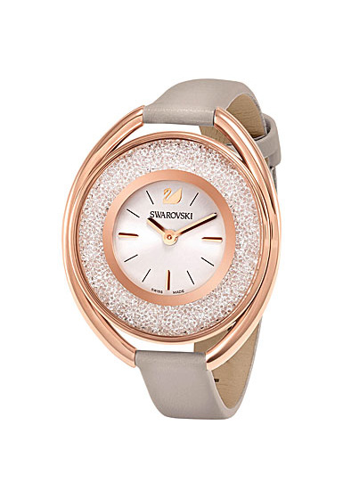 Swarovski Crystalline Oval Rose Gold Tone Watch