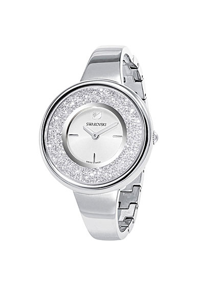 Swarovski Crystalline Pure Watch, Metal bracelet, White, Stainless steel