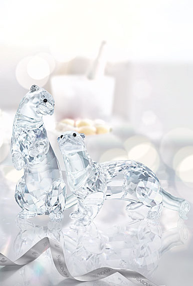 Swarovski Crystal Otters