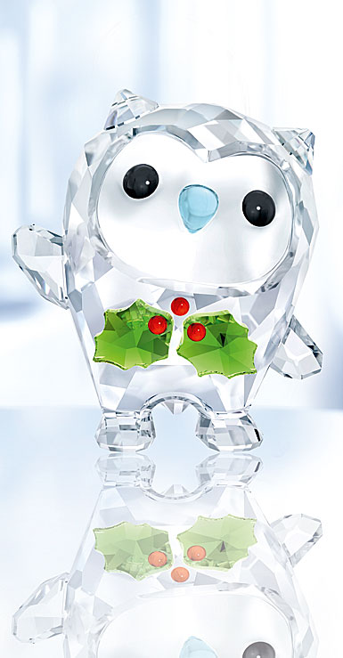 Swarovski Crystal, Hoot Happy Holidays, Annual Edition