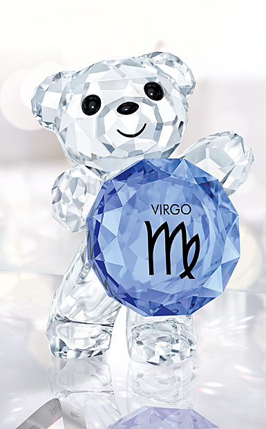 Swarovski Crystal Kris Bear Horoscope Virgo Crystal Sculpture