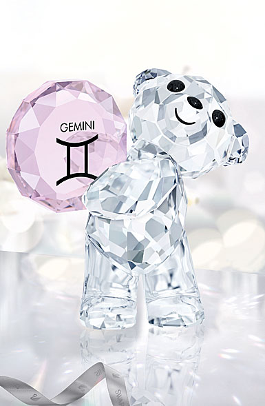 Swarovski Crystal Kris Bear Horoscope Gemini Crystal Sculpture