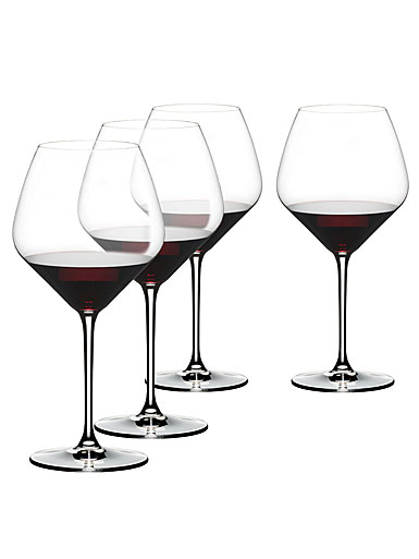 Riedel Heart to Heart Pinot Noir Wine Glasses Gift Set, 3+1 Free
