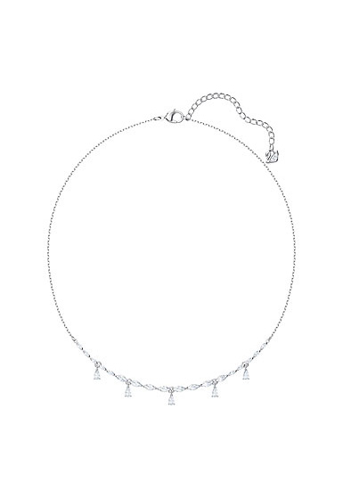 Swarovski Louison Crystal and Rhodium Small Necklace