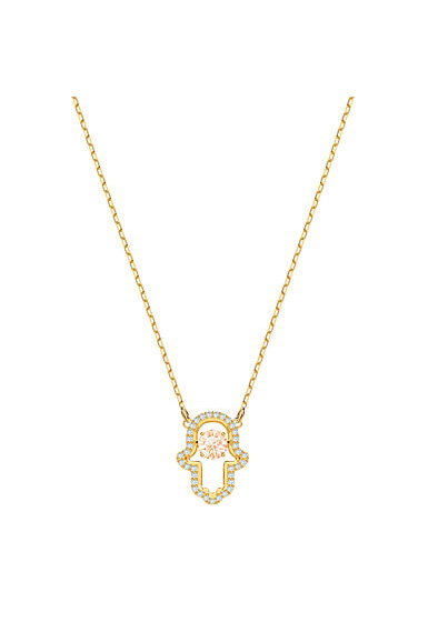 Swarovski Jewelry, Luckily Necklace Multi Colored Gold