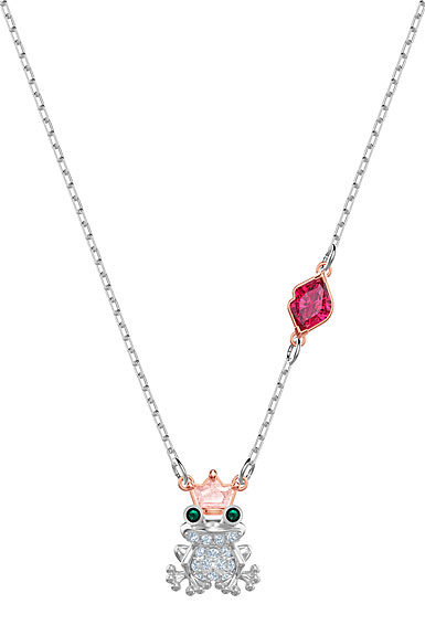 Swarovski Out of this World Kiss Necklace, Multi Colored, Mixed metal finish