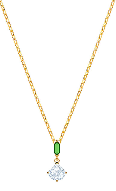 Swarovski Crystal and Gold Oz Pendant Necklace