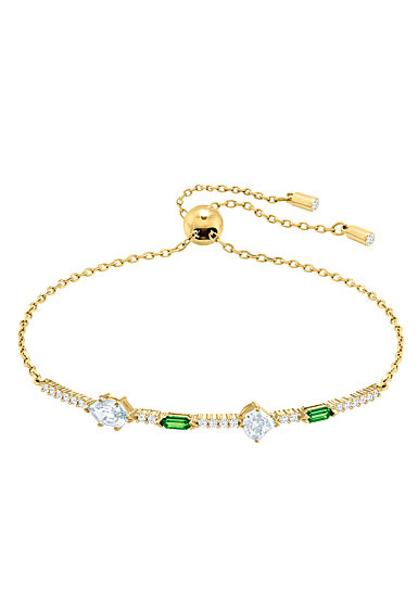 Swarovski Jewelry, Oz Bracelet Short Crystal Gold Medium