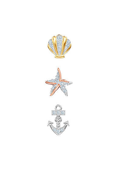 Swarovski Jewelry, Ocean Pierced Earrings Multi Colored Mix