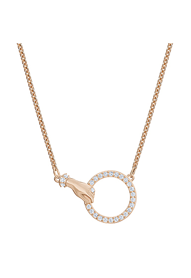 Swarovski Symbolic Necklace, White, Rose Gold