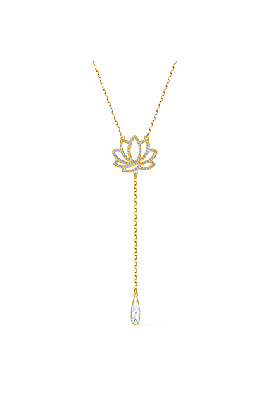 Swarovski Necklace Symbol Necklace Lotus Light Multi Gold