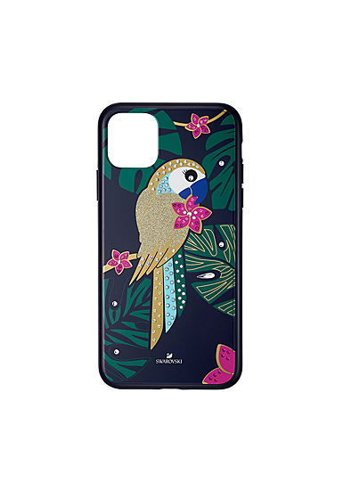 Swarovski Mobile Phone Case Tropical iPhone 11 Pro Max Case Multi Parrot