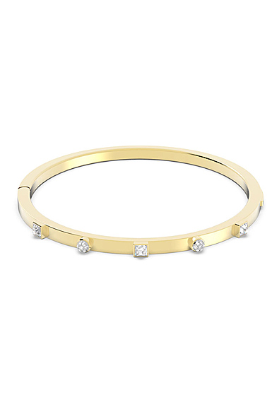 Swarovski White and Gold Thrilling Bangle Bracelet