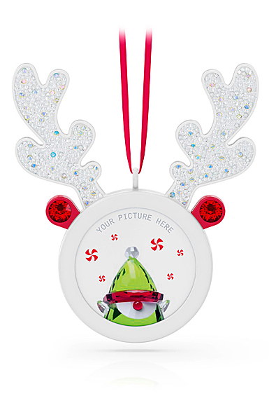 Swarovski Holiday Cheers Picture Holder Reindeer Ornament