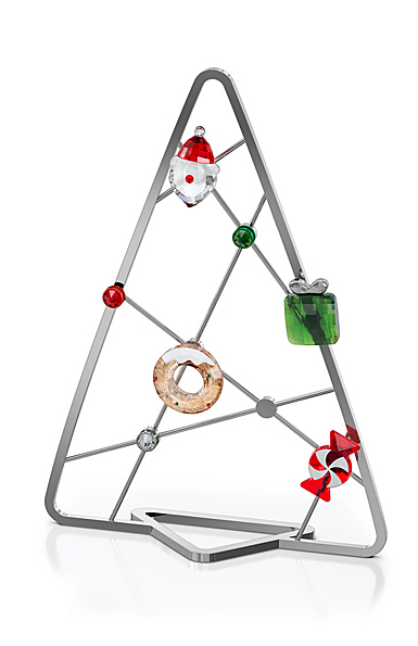 Swarovski Holiday Cheers Christmas Tree With Magnets, Set of 7