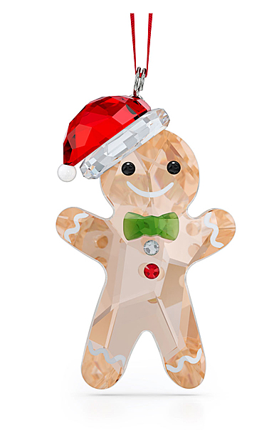 Swarovski 2022 Holiday Cheers Gingerbread Man Ornament