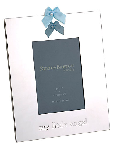Reed & Barton My Little Angel Picture Frame, Blue