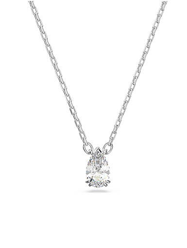 Swarovski Constella Pear Crystal and Rhodium Pendant Necklace