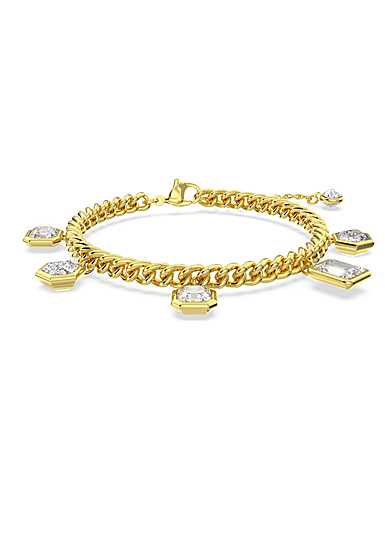 Swarovski Theatrical Bracelet Charm Multi Color Gold M