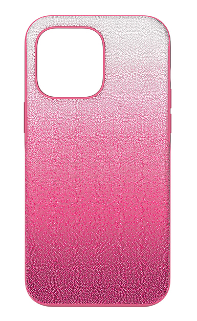 Swarovski iPhone 14 Pro Max Case Pattern A2 Pink