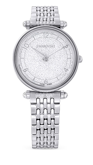 Swarovski Crystalline Wonder Metal Bracelet Silver Crystal Stainless Steel Watch