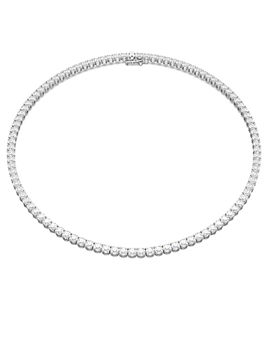 Swarovski Jewelry Necklace Matrix, Necklace S White, Rhodium L