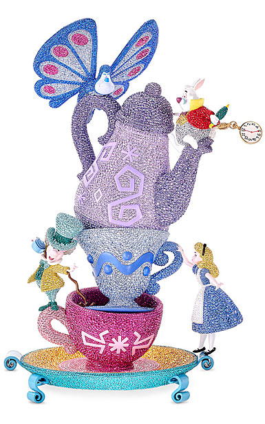 Swarovski Myriad Alice Tea Party 11" Sculpture, Limited Edition