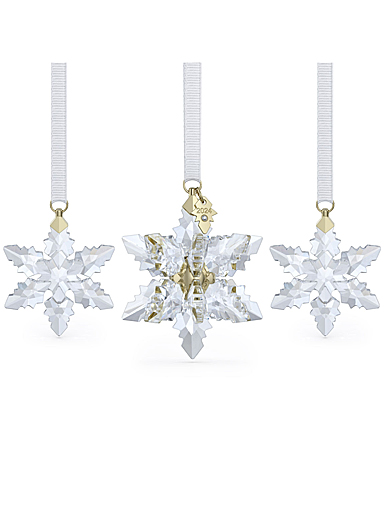 Swarovski 2024 Annual Edition 3D Dated Ornament Set