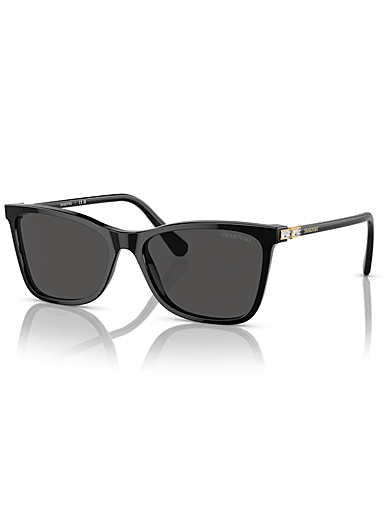 Swarovski Sunglasses, Square shape, Black