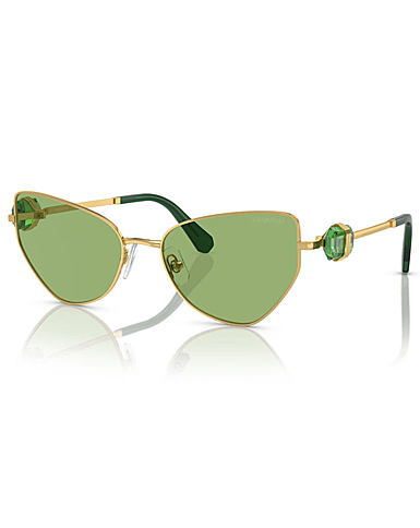 Swarovski Sunglasses, Cat-eye shape, Green