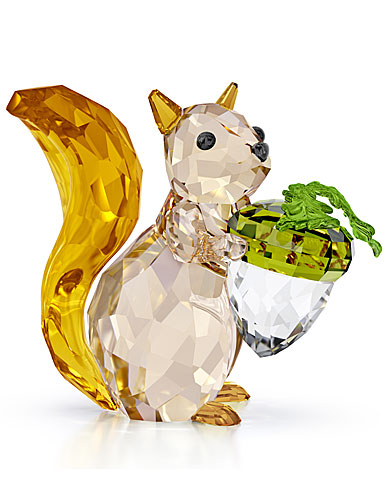 Swarovski Idyllia Squirrel And Acorn 