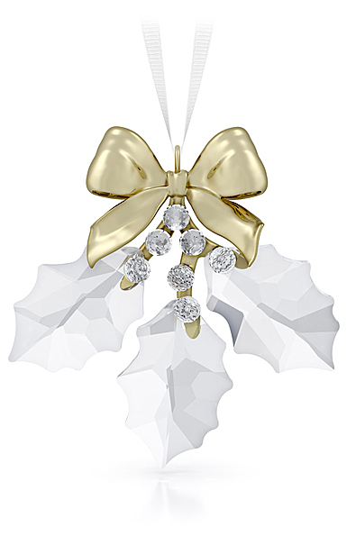 Swarovski 2024 Holiday Magic Holly Leaves Ornament