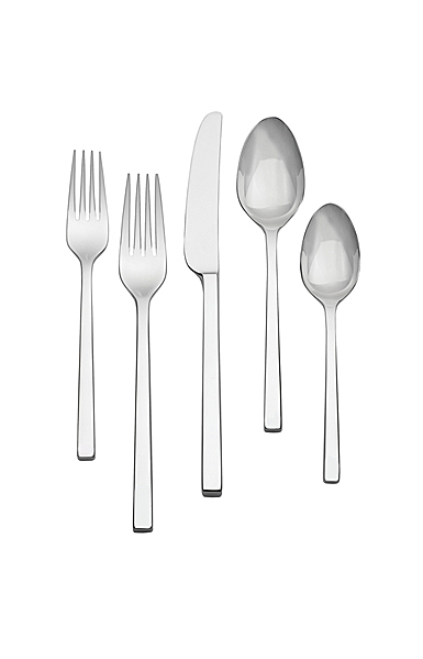 Vera Wang Wedgwood Polished Stainless Flatware, 5 Piece Place Setting