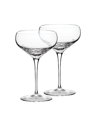 Vera Wang Wedgwood, Sequin Saucer Crystal Champagne Pair