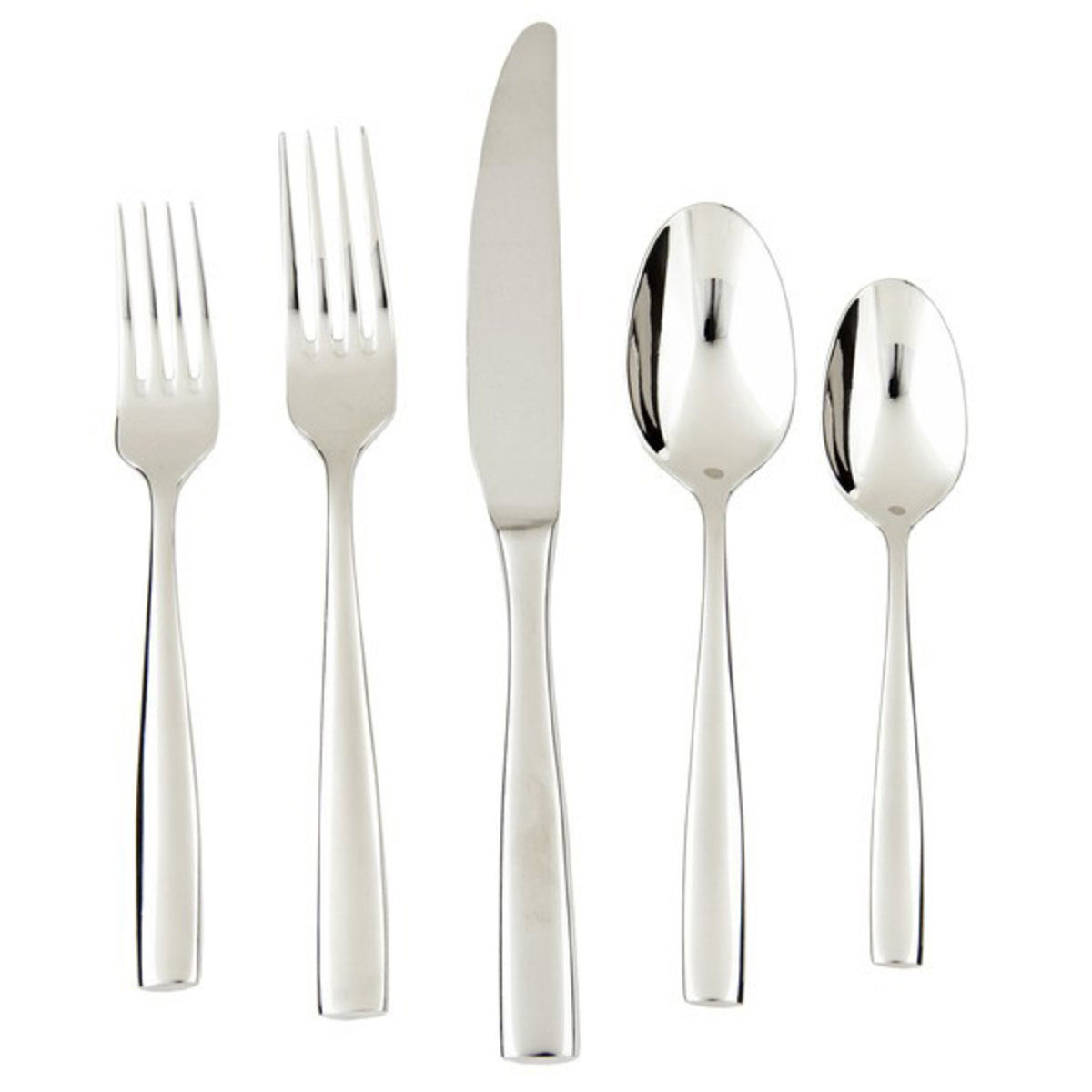 Fortessa Stainless Flatware Lucca 5 Piece Place Setting