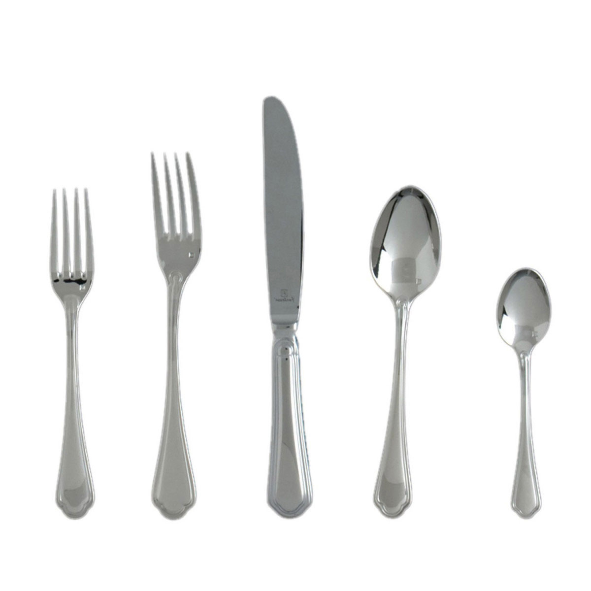 Fortessa Stainless Flatware Medici 5 Piece Place Setting