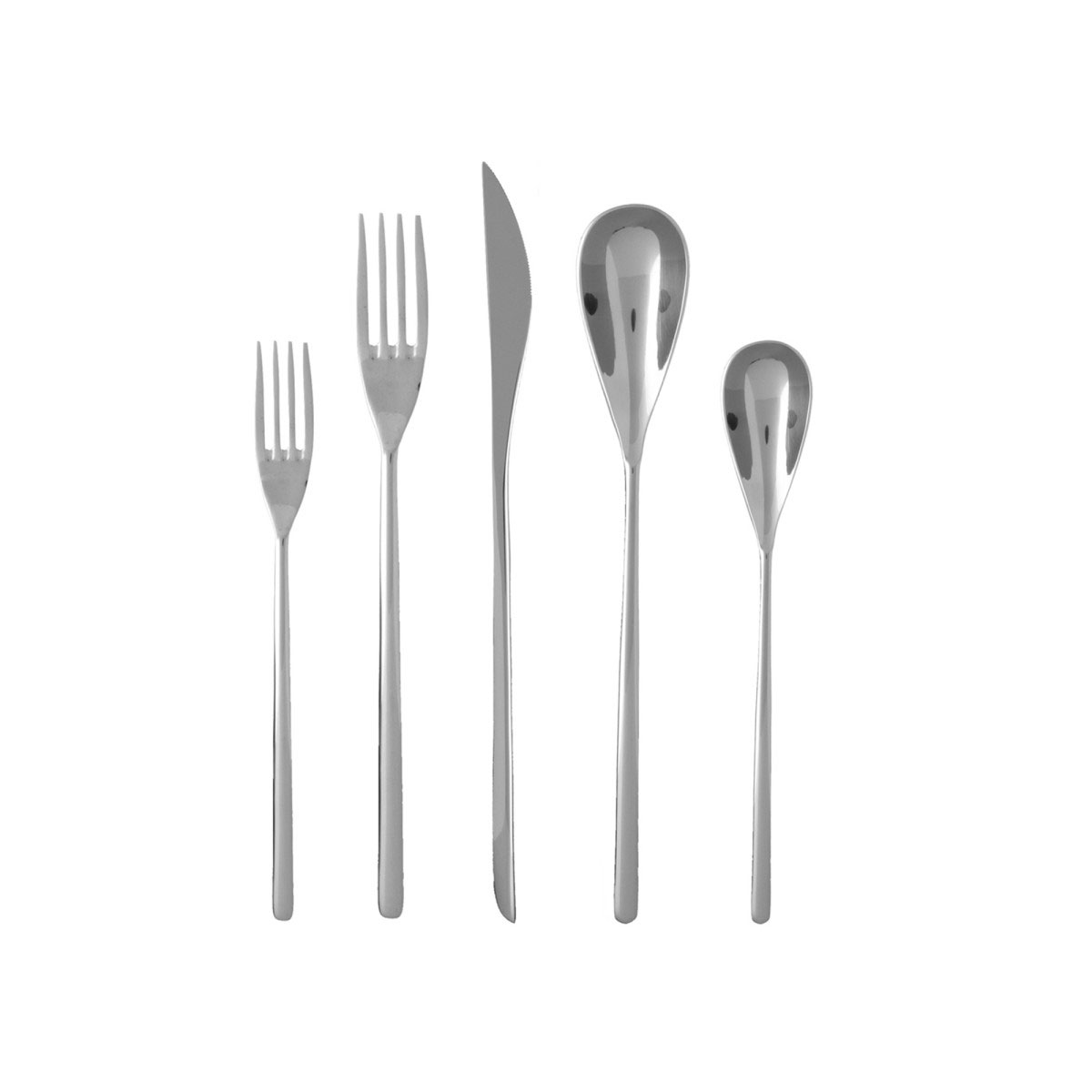 Fortessa Stainless Flatware Dragonfly 5 Piece Place Setting
