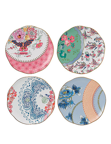 Wedgwood Butterfly Bloom 8 1/4" Plates - Set of 4