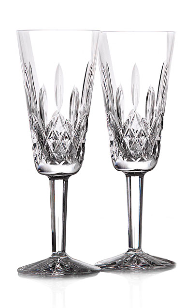 Waterford Lismore Champagne Flute, Pair