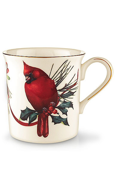 Lenox China Winter Greetings Cardinal Mug