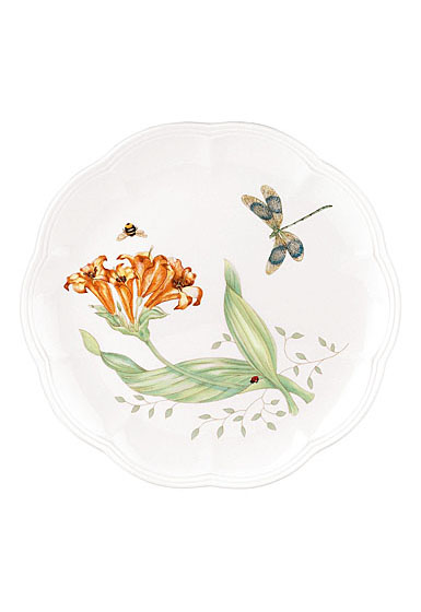 Lenox Butterfly Meadow China Dragonfly Accent Plate, Single